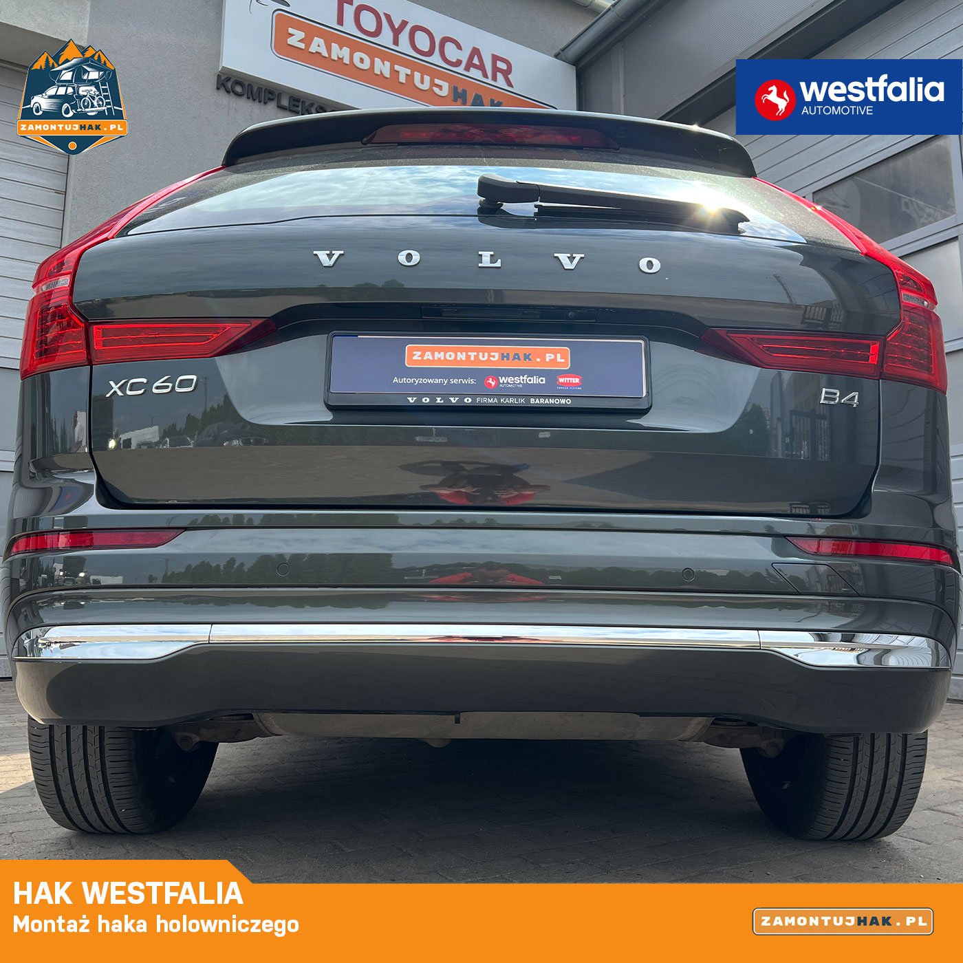volvo xc 60 hak holowniczy